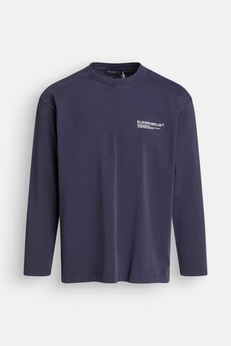 ELIAS RUMELIS Longsleeve 'Nolano' dunkelblau