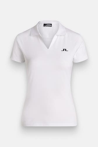 J.LINDEBERG SPORTSWEAR Funktions-Polo 'Allison' weiß