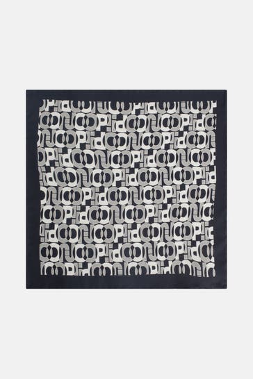 JOOP! Tuch schwarz gemustert