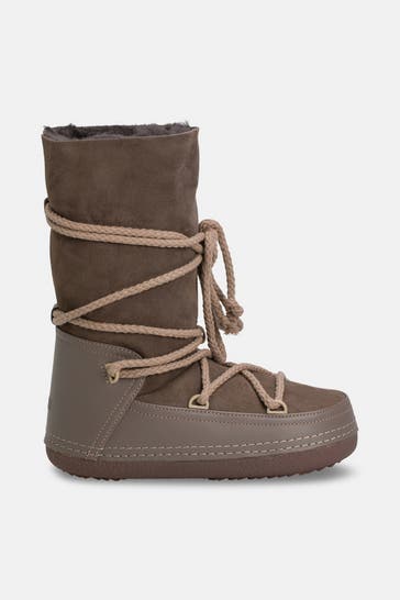 INUIKII Winterstiefel taupe