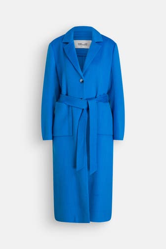DIANE VON FURSTENBERG Mantel 'Nene' azurblau