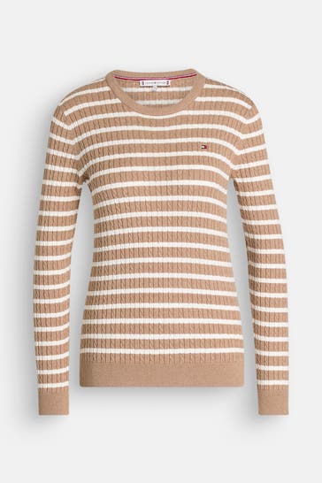 TOMMY HILFIGER Strickpullover gestreift