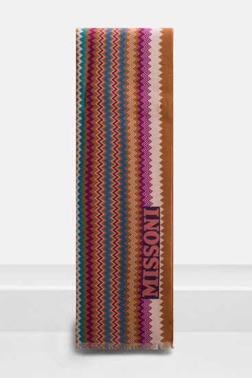 MISSONI - Seidenmix-Schal gemustert