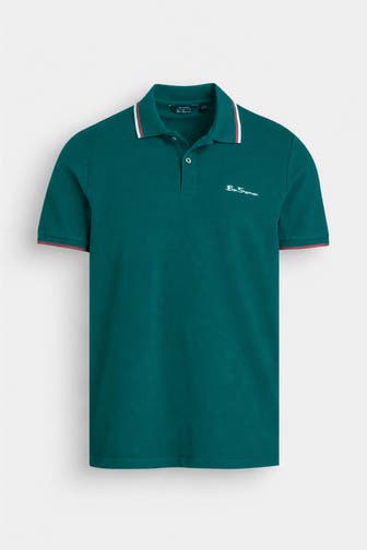 BEN SHERMAN Polo-Shirt petrol