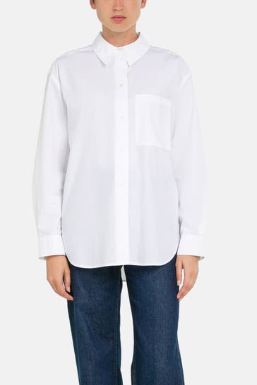 MARC O'POLO Bluse weiß