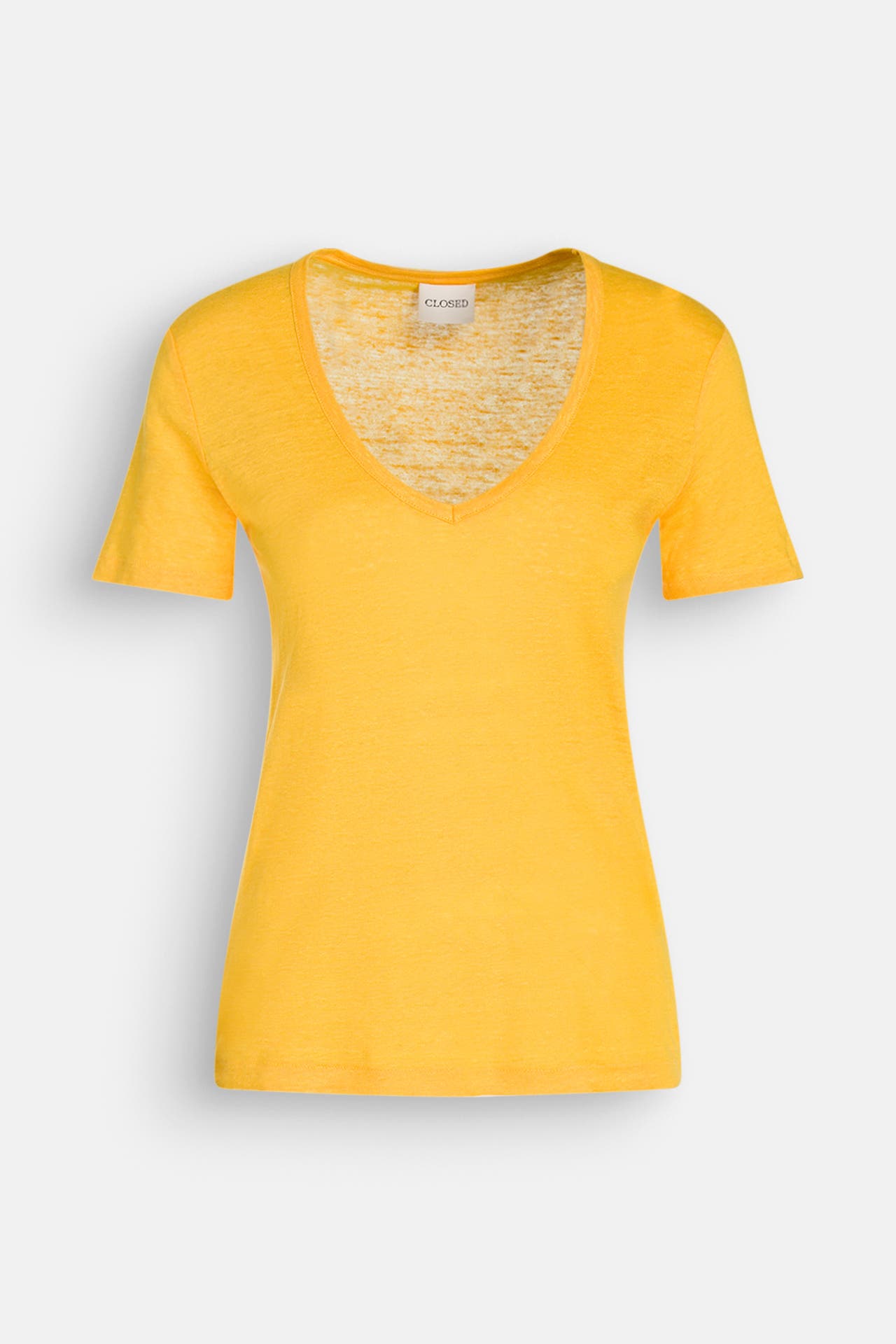 CLOSED Leinen-Shirt sonnengelb, Bild 1
