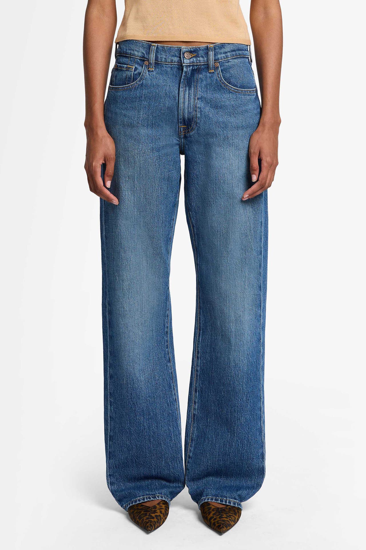 7 FOR ALL MANKIND Jeans 'Tess Jasper' wide, Bild 1