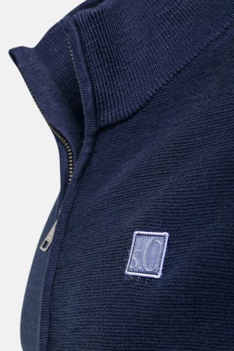 S.OLIVER Strickjacke dunkelblau