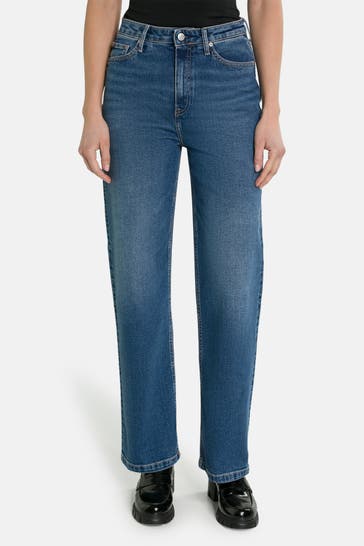 TOMMY HILFIGER Jeans dunkelblau straight