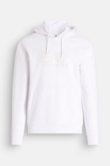 EA7 Hoodie weiß