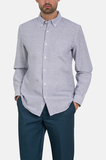 WOOLRICH - Casual-Hemd gestreift