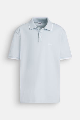 BOSS Polo-Shirt hellblau