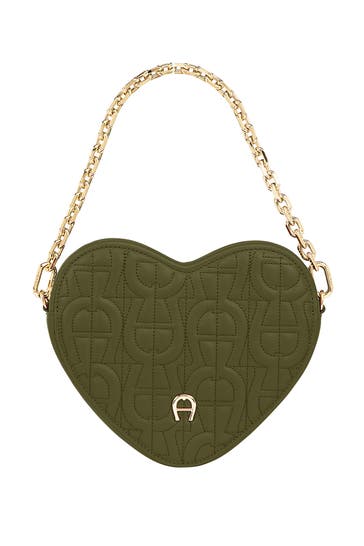 AIGNER Schultertasche waldgrün