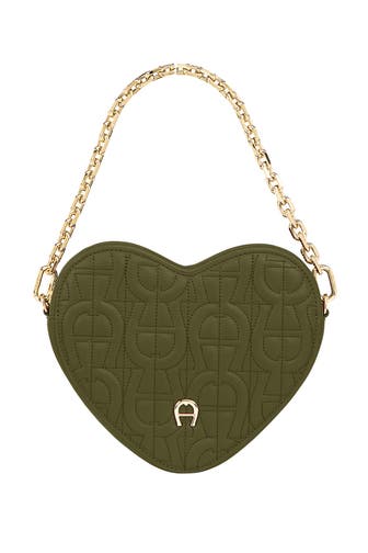 AIGNER Schultertasche waldgrün