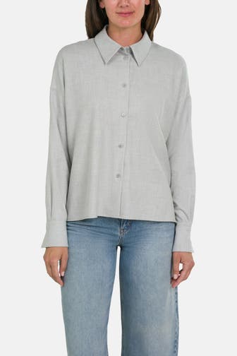 DRYKORN Casual-Bluse 'Cloelia' grau