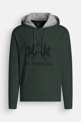 LA MARTINA Hoodie dunkelgrün
