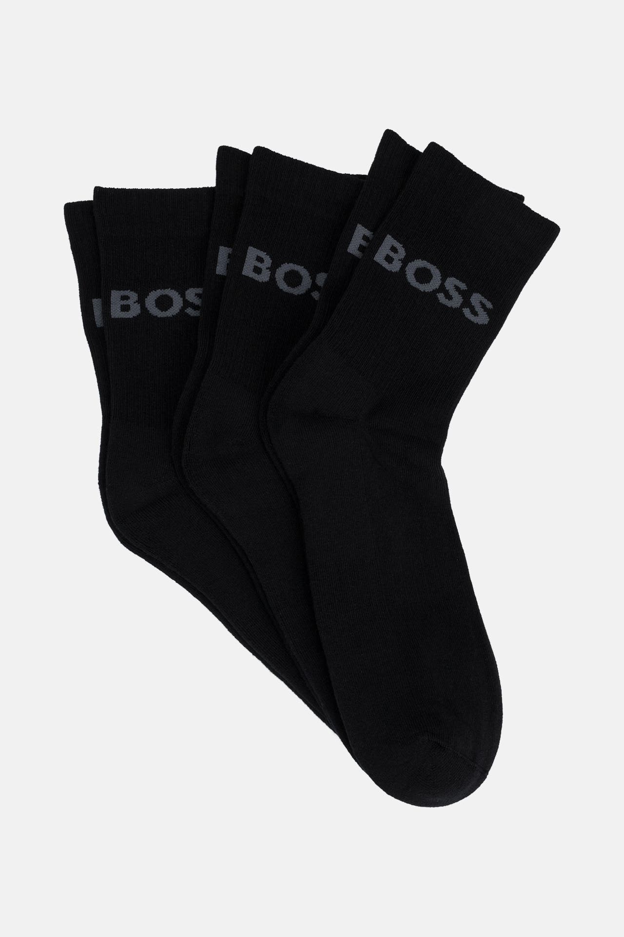 BOSS 3er-Pack Socken schwarz, Bild 1
