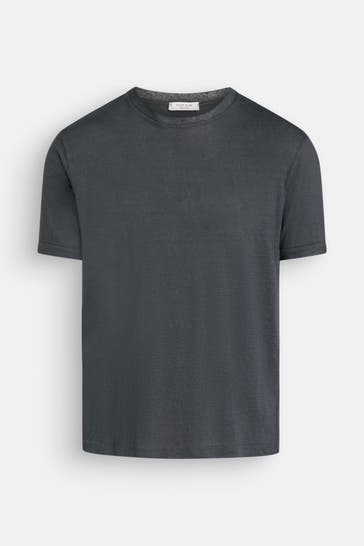 WOOL & CO T-Shirt dunkelgrau