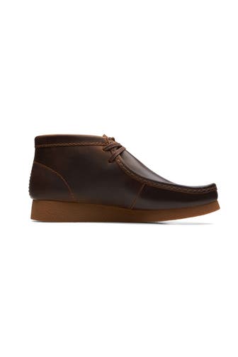 CLARKS Lederschnürer dunkelbraun Regular Fit