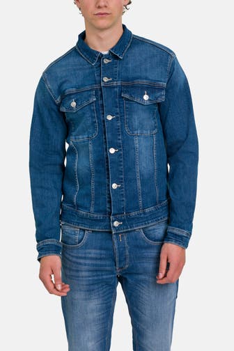 REPLAY Jeansjacke blau