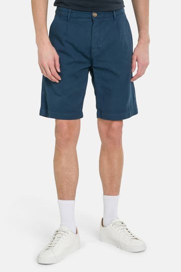 LA MARTINA Leinenmix-Shorts marine