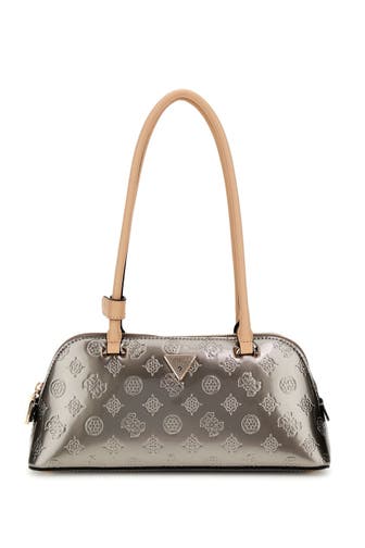 GUESS Schultertasche 'Arnela' silber