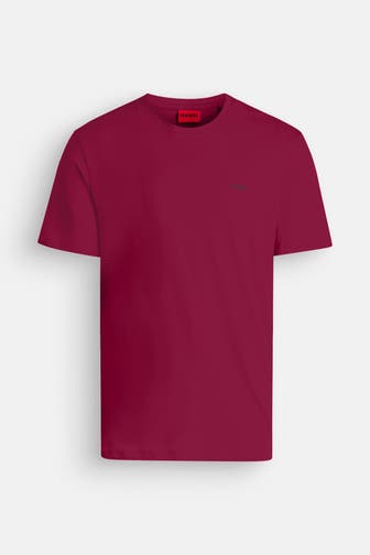 HUGO T-Shirt 'Dero' weinrot