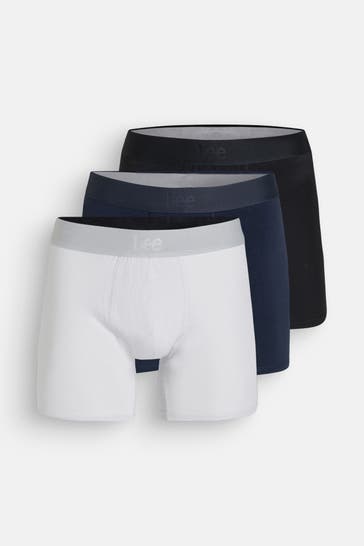 LEE 3er-Pack Boxer Trunks 'Minto' mehrfarbig
