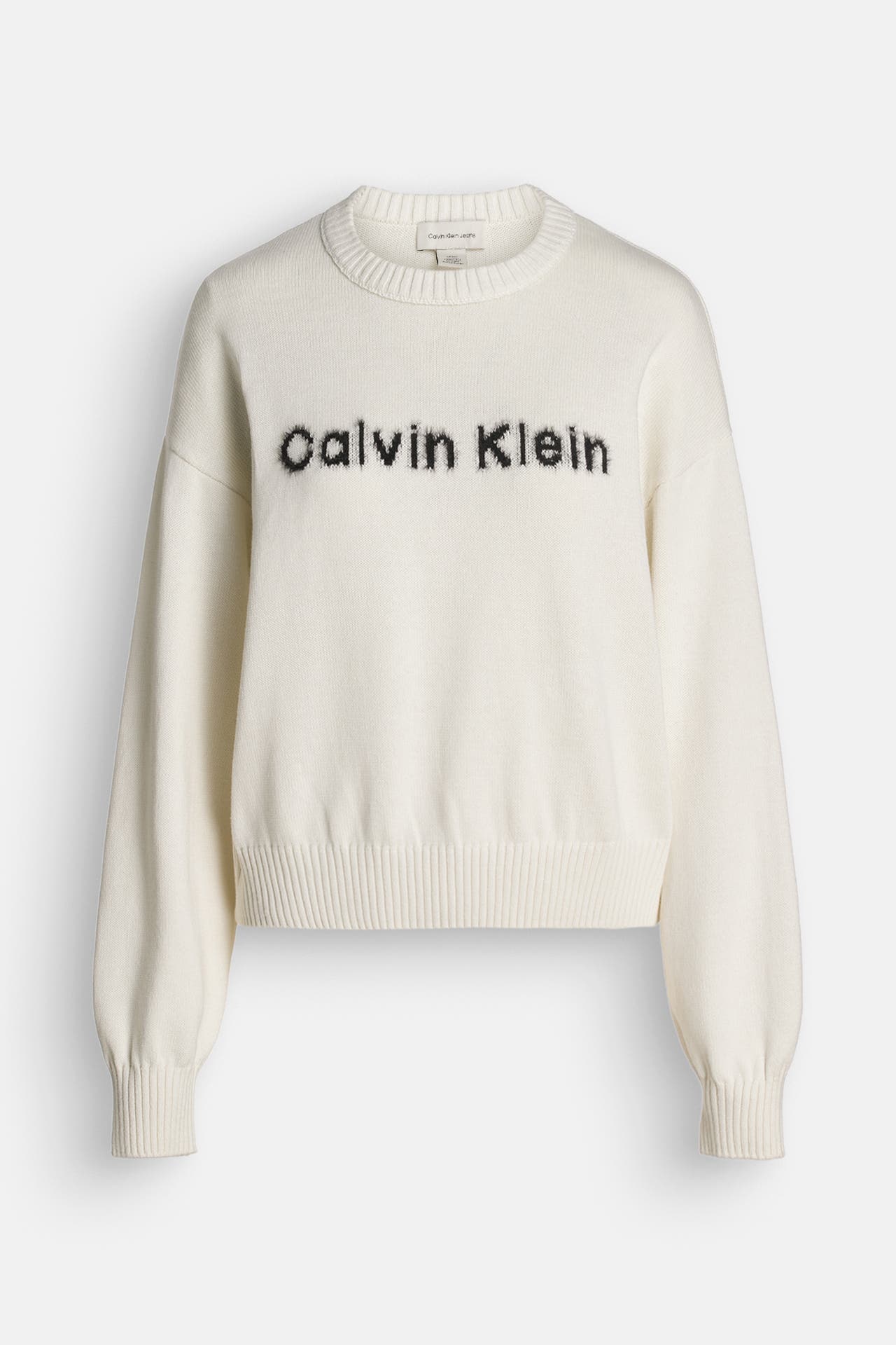 CALVIN KLEIN Strickpullover weiß, Bild 1