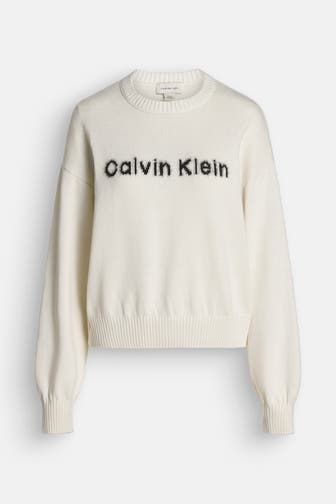 CALVIN KLEIN Strickpullover weiß