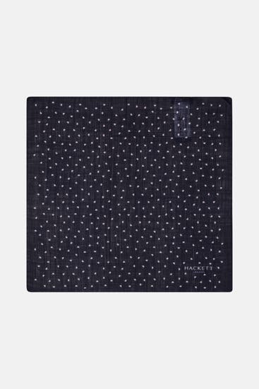HACKETT - Woll-Einstecktuch gepunktet