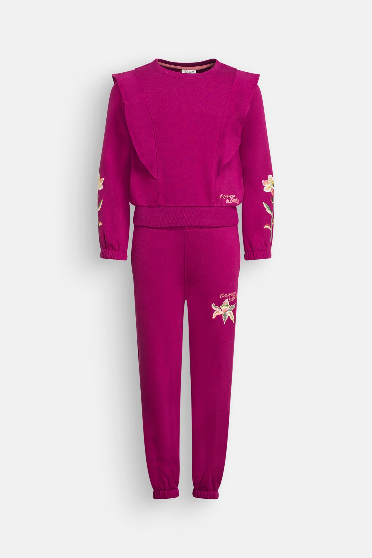 SCOTCH & SODA Set: Sweatshirt und Sweatpants aubergine, Bild 1