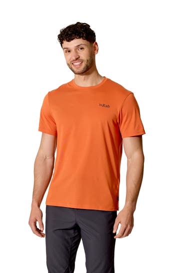RAB T-Shirt 'Crimp Esker' orange