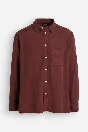 J.LINDEBERG Casual-Hemd rotbraun