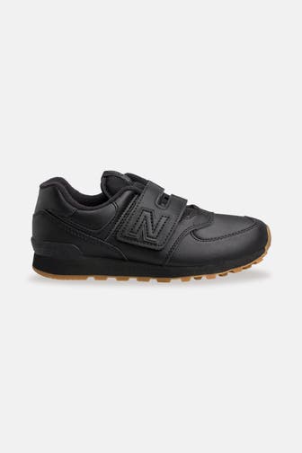 NEW BALANCE Leder-Sneaker schwarz