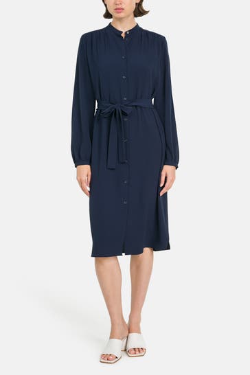 BOSS Midikleid 'Deborah' navy