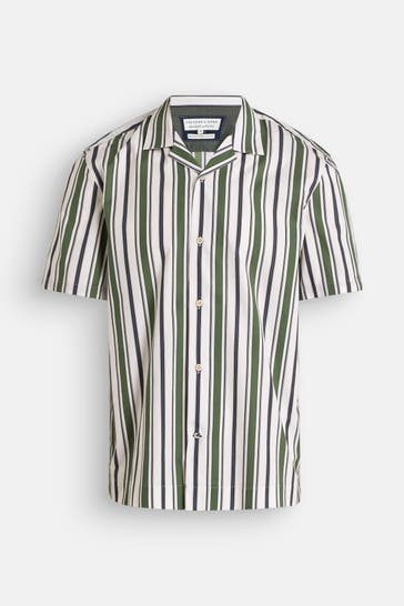 COLOURS & SONS Kurzarmhemd gestreift