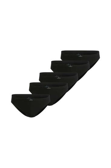 TOM TAILOR - 5er-Pack Slips schwarz
