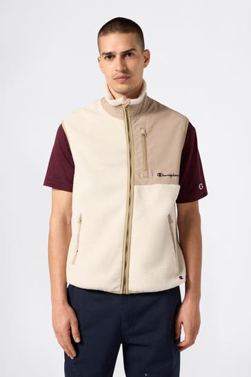CHAMPION Fleece-Weste zweifarbig