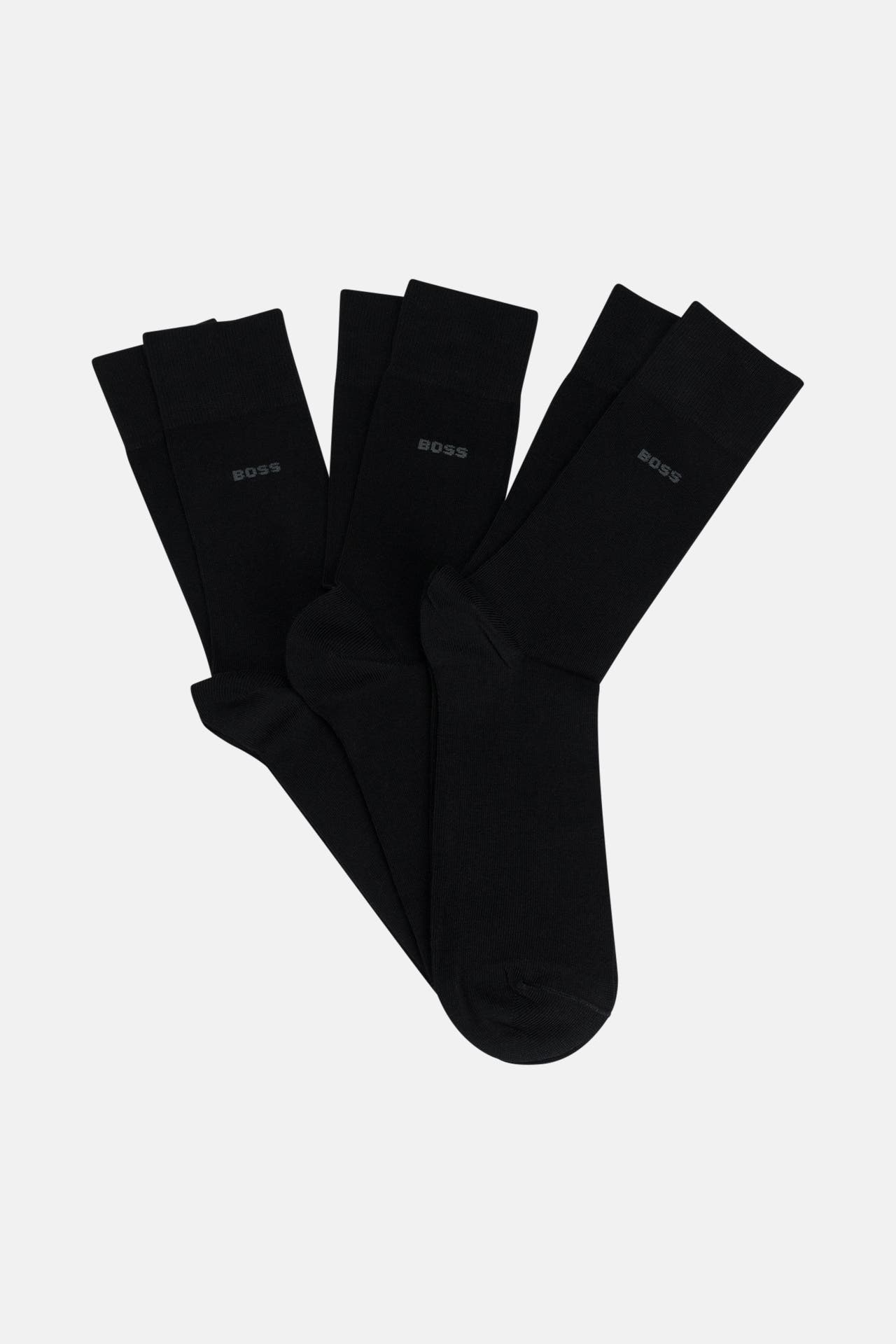 BOSS 3er-Pack Socken schwarz, Bild 1