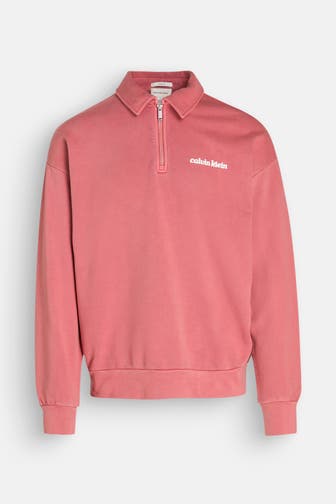CK JEANS Sweat-Troyer ziegelrot