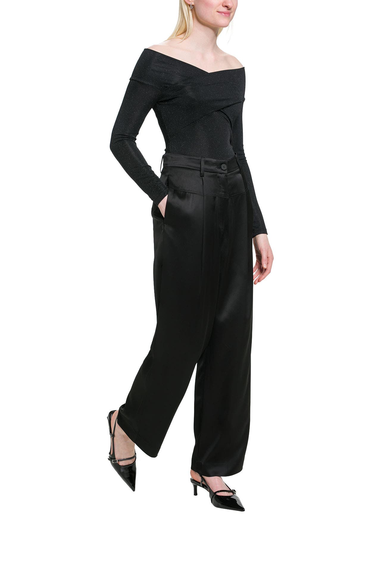 ALLSAINTS Stoffhose 'Norah' schwarz, Bild 1