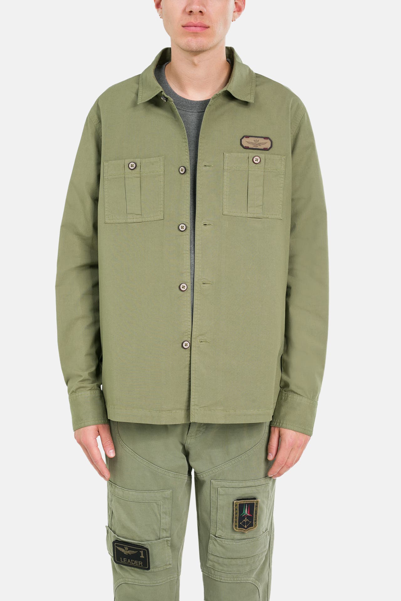 AERONAUTICA MILITARE Overshirt oliv, Bild 1