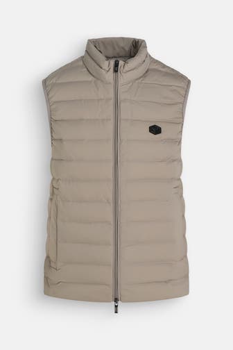 EMPORIO ARMANI Daunenweste steingrau
