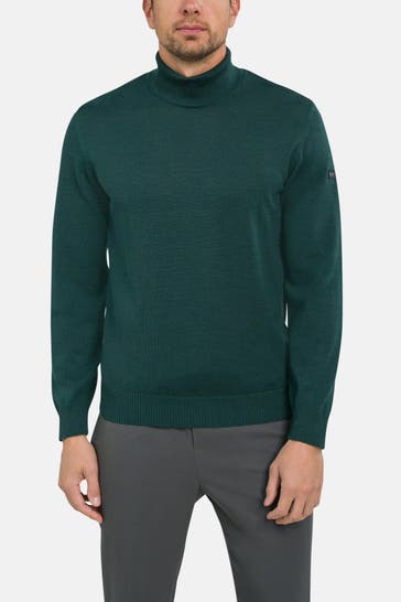 MAERZ MUENCHEN Rollkragenpullover tannengrün