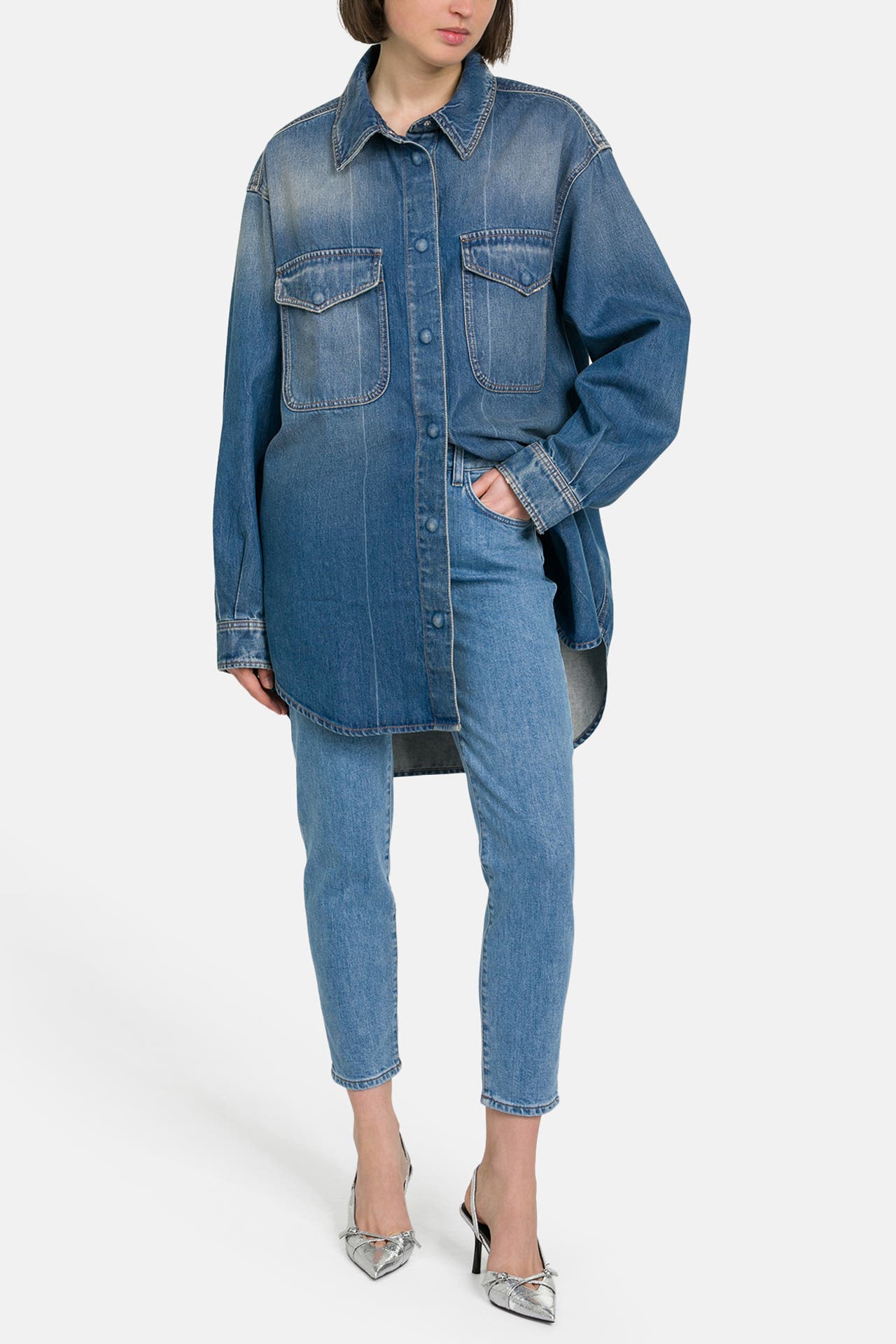 CLOSED Overshirt indigoblau, Bild 1