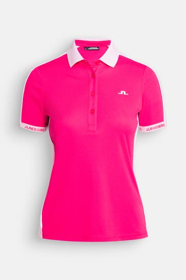 J.LINDEBERG SPORTSWEAR Funktions-Polo 'Demi' fuchsia