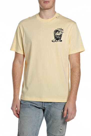 REPLAY T-Shirt gelb