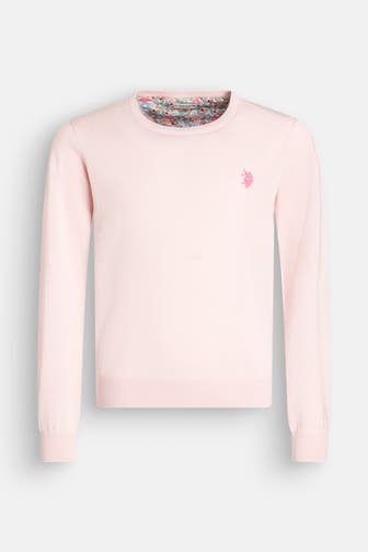 U.S. POLO ASSN. Strickpullover 'Emma' rosa