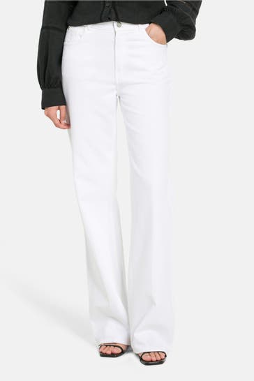 RIANI White wide-leg Jeans